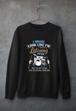 Load image into Gallery viewer, Drummer Unisex Sweatshirt for Men/Women-Black-Ektarfa.online
