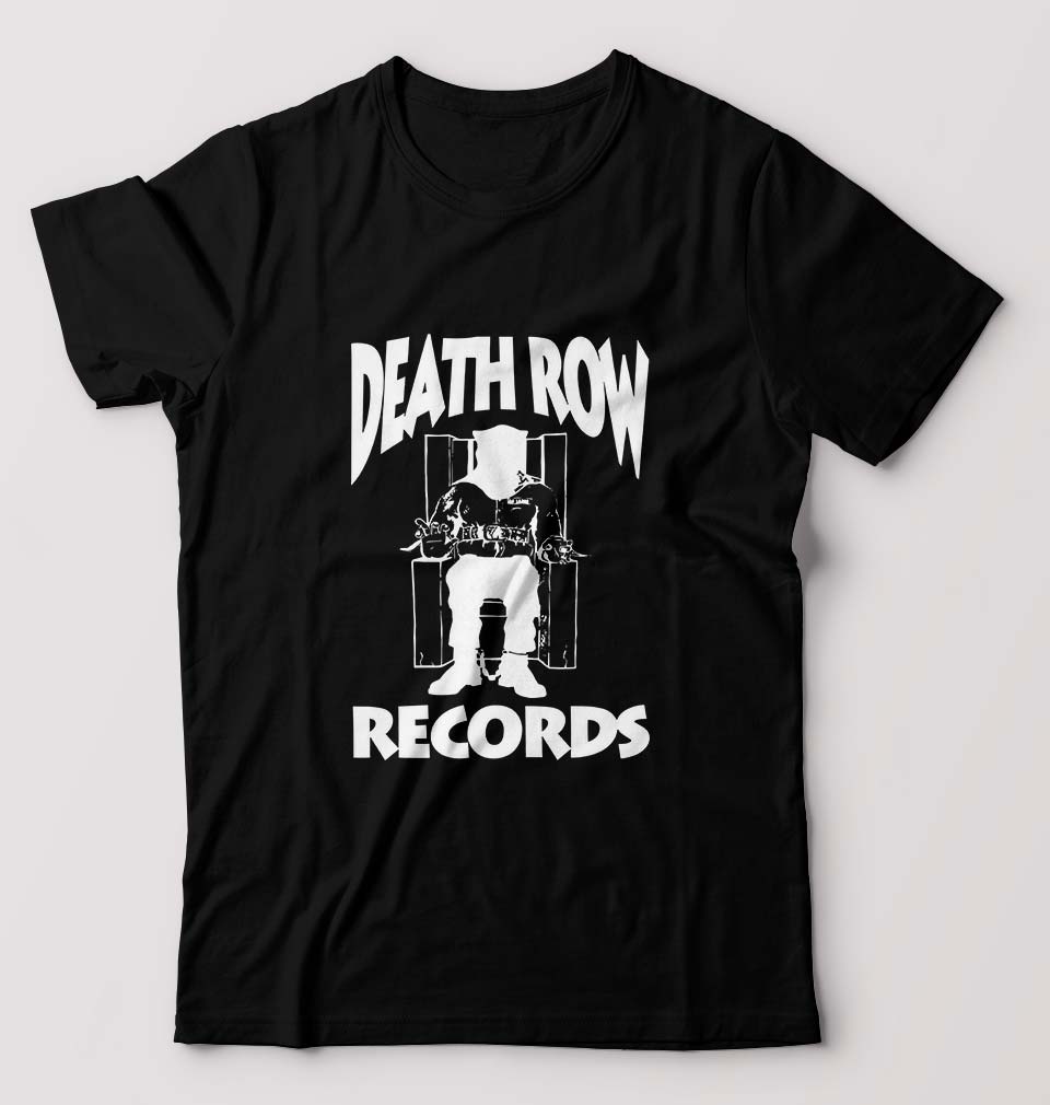 Death Row Records T-Shirt for Men-Black-Ektarfa.online