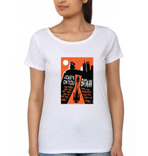 Load image into Gallery viewer, Batman T-Shirt for Women-White-Ektarfa.online
