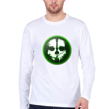 Load image into Gallery viewer, Call of Duty (COD) Full Sleeves T-Shirt for Men-White-Ektarfa.online
