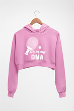 Load image into Gallery viewer, Table Tennis (TT) DNA Crop HOODIE FOR WOMEN-Light Baby Pink-Ektarfa.online
