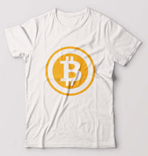 Load image into Gallery viewer, Cryptocurrency Bitcoin T-Shirt for Men-White-Ektarfa.online
