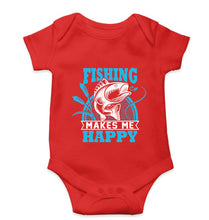 Load image into Gallery viewer, Fishing Kids Romper For Baby Boy/Girl-0-5 Months(18 Inches)-Red-Ektarfa.online
