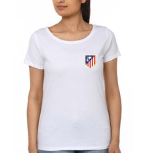 Load image into Gallery viewer, Atlético Madrid T-Shirt for Women-White-Ektarfa.online

