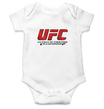 Load image into Gallery viewer, UFC Kids Romper For Baby Boy/Girl-0-5 Months(18 Inches)-White-Ektarfa.online
