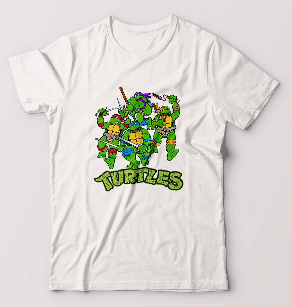 Ninja Turtles TMNT T-Shirt for Men-White-Ektarfa.online