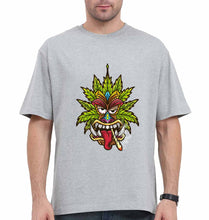 Load image into Gallery viewer, Tiki Joint Oversized T-Shirt for Men-Grey-Ektarfa.online
