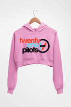 Load image into Gallery viewer, Twenty one pilots Crop HOODIE FOR WOMEN-Light Baby Pink-Ektarfa.online
