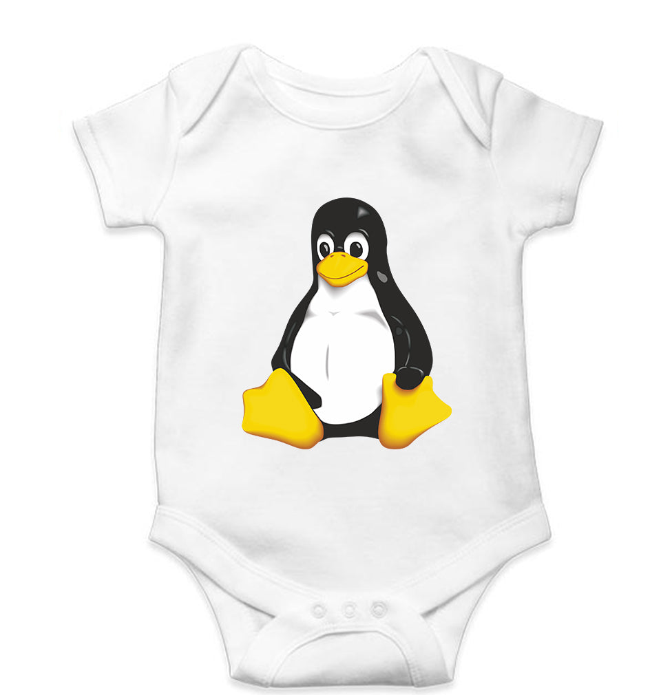 Linux Kids Romper For Baby Boy/Girl-White-Ektarfa.online