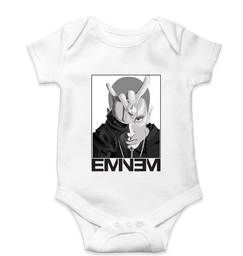 EMINEM Kids Romper For Baby Boy/Girl-White-Ektarfa.online