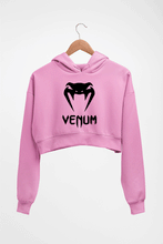 Load image into Gallery viewer, UFC Venum Crop HOODIE FOR WOMEN-Light Baby Pink-Ektarfa.online
