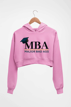 Load image into Gallery viewer, MBA Crop HOODIE FOR WOMEN-Light Baby Pink-Ektarfa.online
