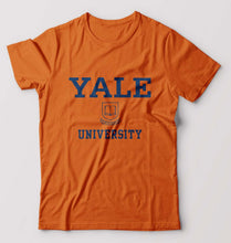 Load image into Gallery viewer, Yale University T-Shirt for Men-Orange-Ektarfa.online

