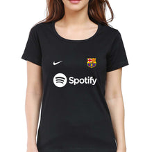 Load image into Gallery viewer, Barcelona 2022-23 T-Shirt for Women-Black-Ektarfa.online

