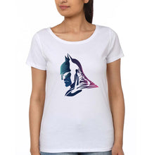 Load image into Gallery viewer, Batman Superhero T-Shirt for Women-White-Ektarfa.online
