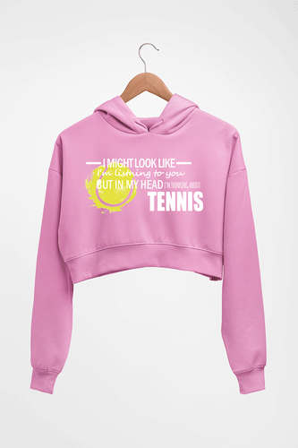 Tennis Crop HOODIE FOR WOMEN-Light Baby Pink-Ektarfa.online