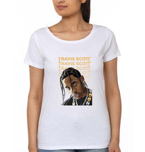 Load image into Gallery viewer, Travis Scott T-Shirt for Women-XS(32 Inches)-White-Ektarfa.online
