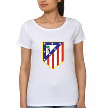 Load image into Gallery viewer, Atlético Madrid T-Shirt for Women-White-Ektarfa.online
