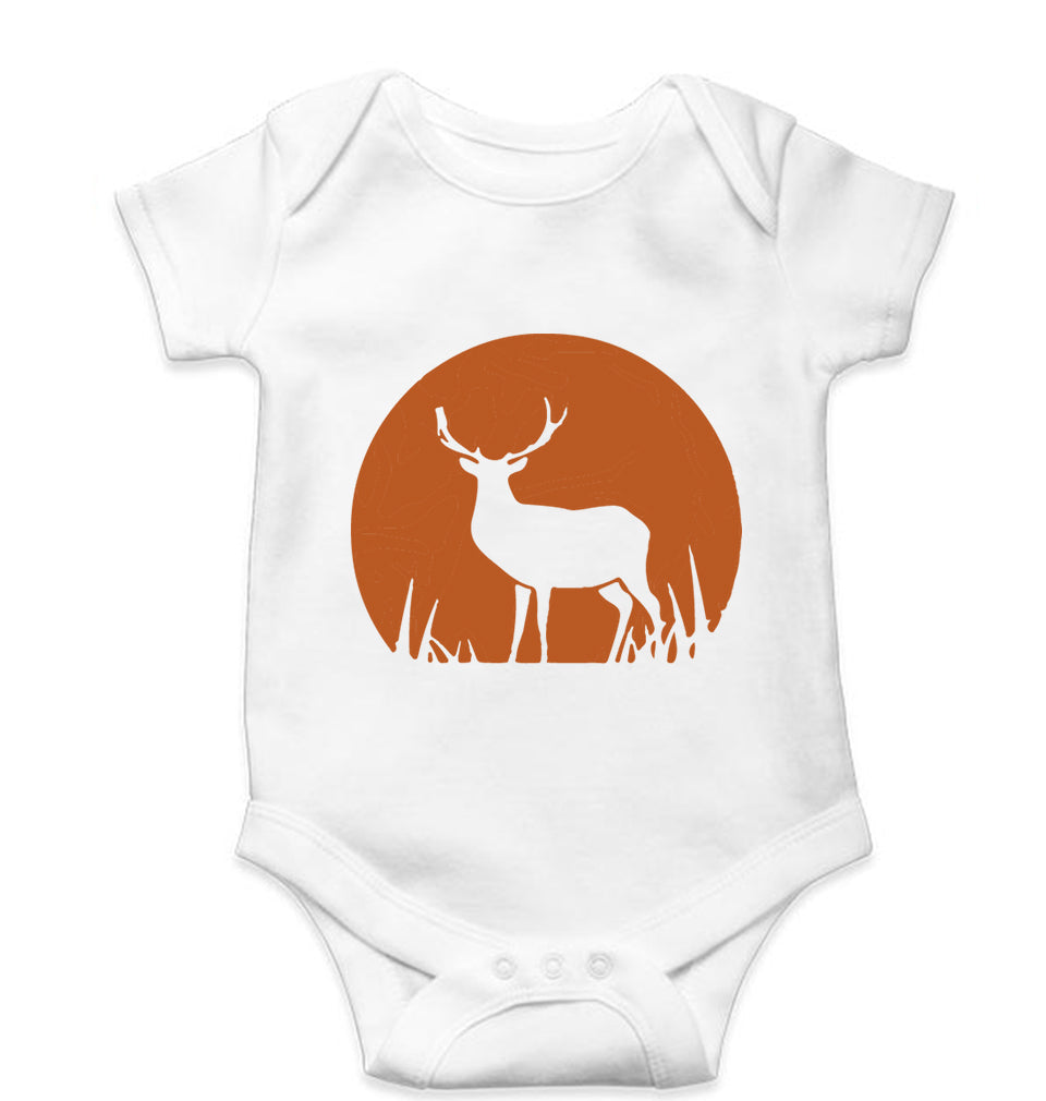 Deer Kids Romper For Baby Boy/Girl-White-Ektarfa.online