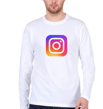 Load image into Gallery viewer, Instagram Full Sleeves T-Shirt for Men-White-Ektarfa.online

