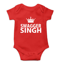 Load image into Gallery viewer, Swagger Singh Kids Romper For Baby Boy/Girl-Red-Ektarfa.online
