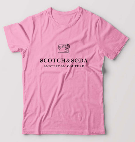 Scotch & Soda T-Shirt for Men-Light Baby Pink-Ektarfa.online