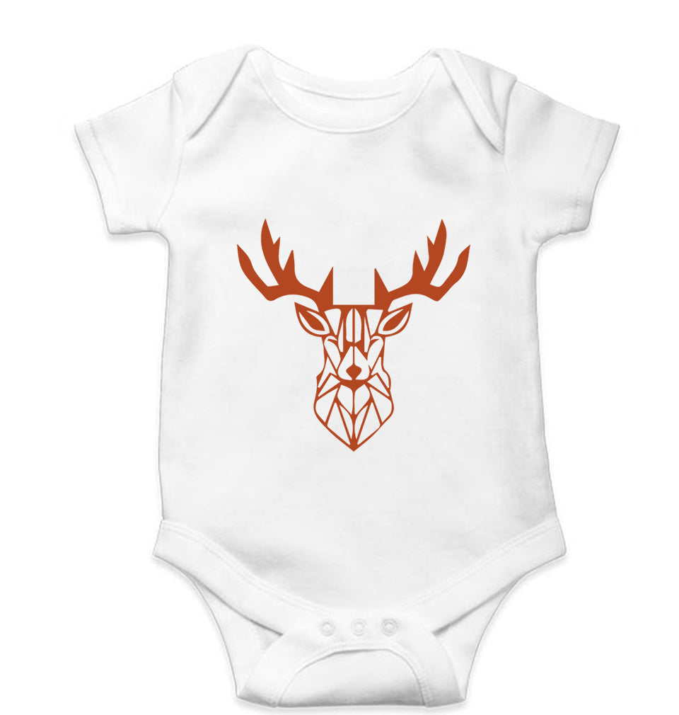 Deer Kids Romper For Baby Boy/Girl-White-Ektarfa.online