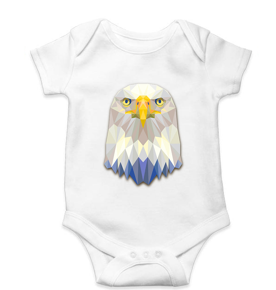 Eagle Kids Romper For Baby Boy/Girl-White-Ektarfa.online
