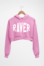 Load image into Gallery viewer, Raver Crop HOODIE FOR WOMEN-Light Baby Pink-Ektarfa.online
