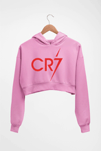 Load image into Gallery viewer, Cristiano Ronaldo CR7 Crop HOODIE FOR WOMEN-Light Baby Pink-Ektarfa.online
