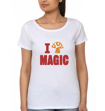 Load image into Gallery viewer, Mushroom T-Shirt for Women-White-Ektarfa.online
