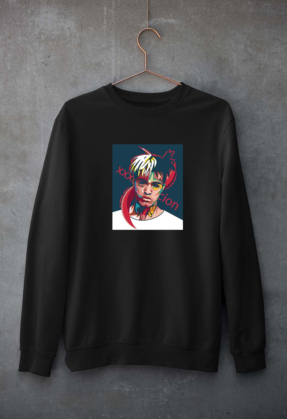 XXXtentacion Unisex Sweatshirt for Men/Women-Black-Ektarfa.online