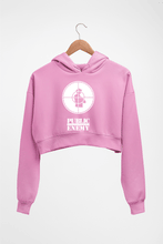 Load image into Gallery viewer, Public Enemy Crop HOODIE FOR WOMEN-Light Baby Pink-Ektarfa.online
