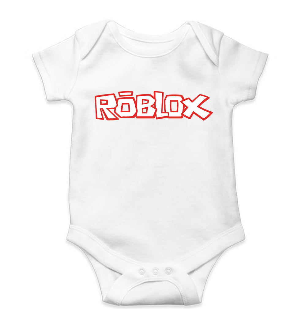 Roblox Kids Romper For Baby Boy/Girl-White-Ektarfa.online