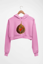 Load image into Gallery viewer, Ganpati Crop HOODIE FOR WOMEN-Light Baby Pink-Ektarfa.online
