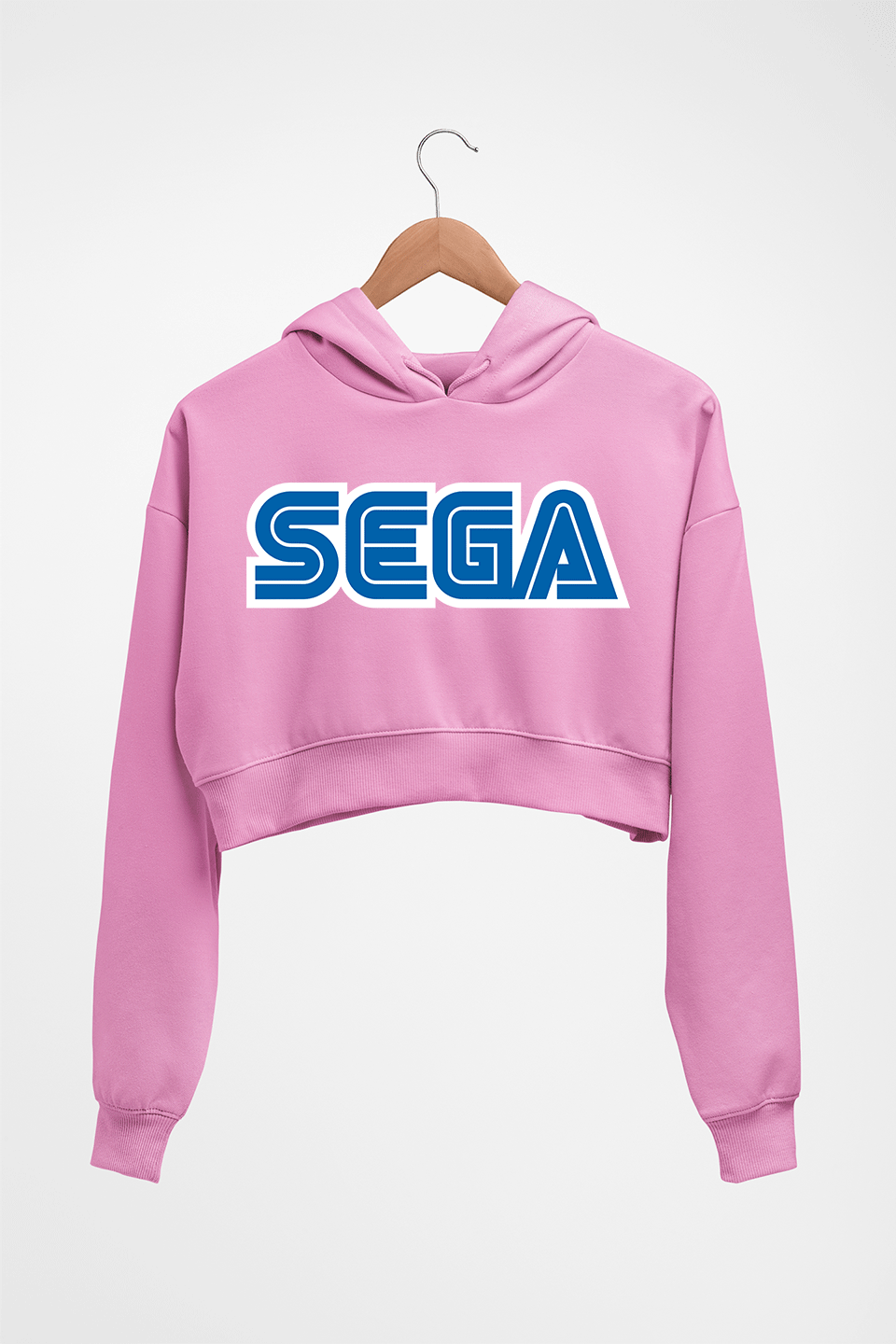Sega Crop HOODIE FOR WOMEN-Light Baby Pink-Ektarfa.online