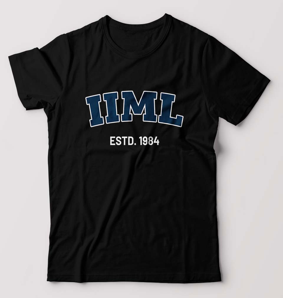 IIM Lucknow T-Shirt for Men-Black-Ektarfa.online