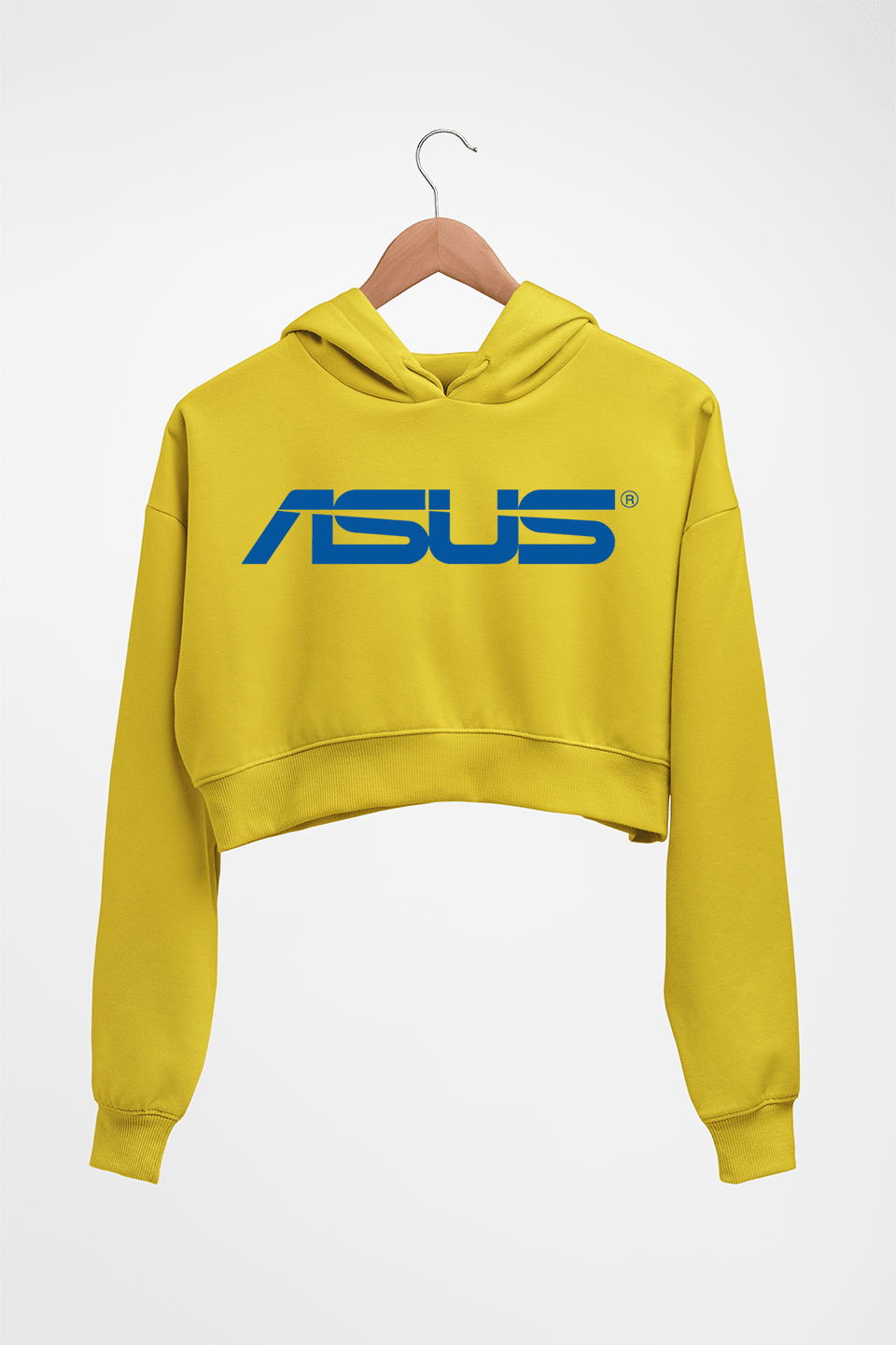 Asus Crop HOODIE FOR WOMEN-Mustard Yellow-Ektarfa.online