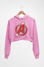 Load image into Gallery viewer, Avengers Crop HOODIE FOR WOMEN-Light Baby Pink-Ektarfa.online
