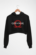 Load image into Gallery viewer, God of War Crop HOODIE FOR WOMEN-Black-Ektarfa.online
