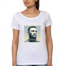 Load image into Gallery viewer, Conor McGregor UFC MMA T-Shirt for Women-White-Ektarfa.online

