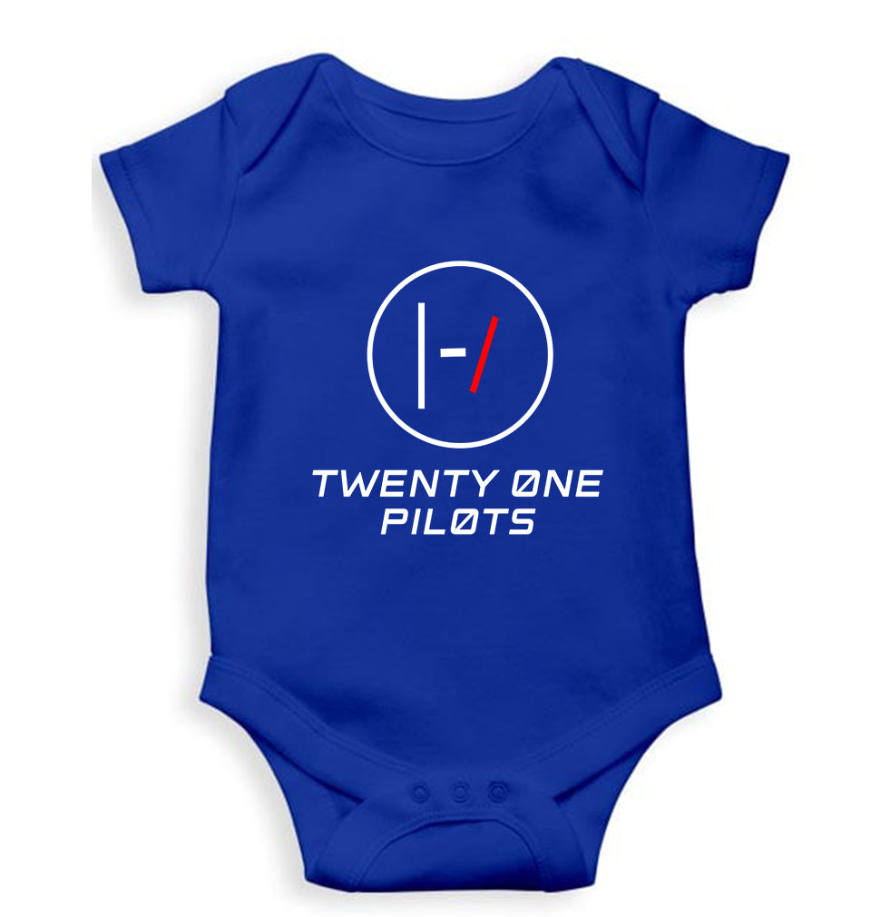 Twenty one pilots Kids Romper For Baby Boy/Girl-Royal Blue-Ektarfa.online