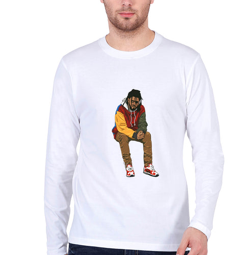 J. Cole Full Sleeves T-Shirt for Men-White-Ektarfa.online