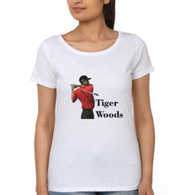 Load image into Gallery viewer, Tiger Woods T-Shirt for Women-White-Ektarfa.online
