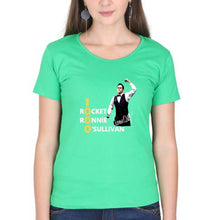 Load image into Gallery viewer, Ronnie O&#39;Sullivan Snooker T-Shirt for Women-flag green-Ektarfa.online

