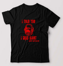 Load image into Gallery viewer, Karl Marx T-Shirt for Men-Black-Ektarfa.online
