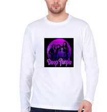 Load image into Gallery viewer, Deep Purple Full Sleeves T-Shirt for Men-White-Ektarfa.online
