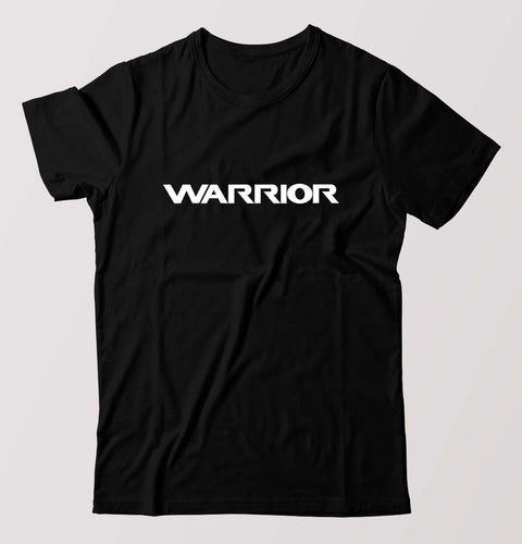 Warrior Sports T-Shirt for Men-S(38 Inches)-Black-Ektarfa.online