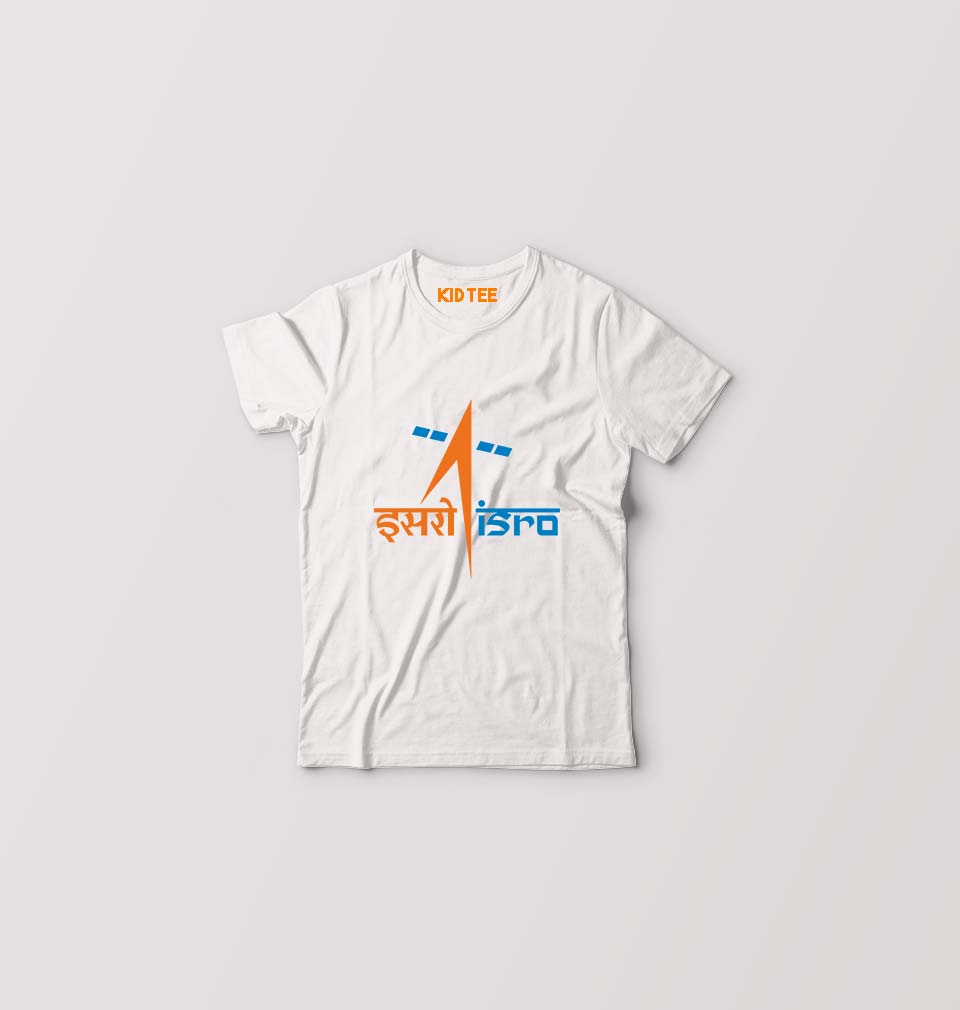 Isro Kids T-Shirt for Boy/Girl-White-Ektarfa.online
