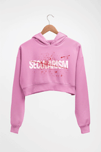 Load image into Gallery viewer, Secularism Crop HOODIE FOR WOMEN-Light Baby Pink-Ektarfa.online
